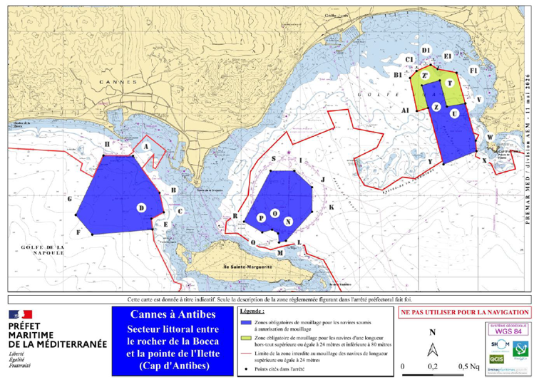 Updated Anchoring and Mooring Regulations – Pampelonne Bay (Ramatuelle)